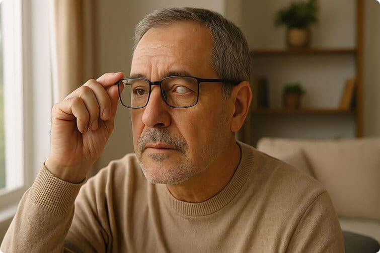 Visor de lectura para personas mayores, ayuda visual para mejorar la vista y comodidad.