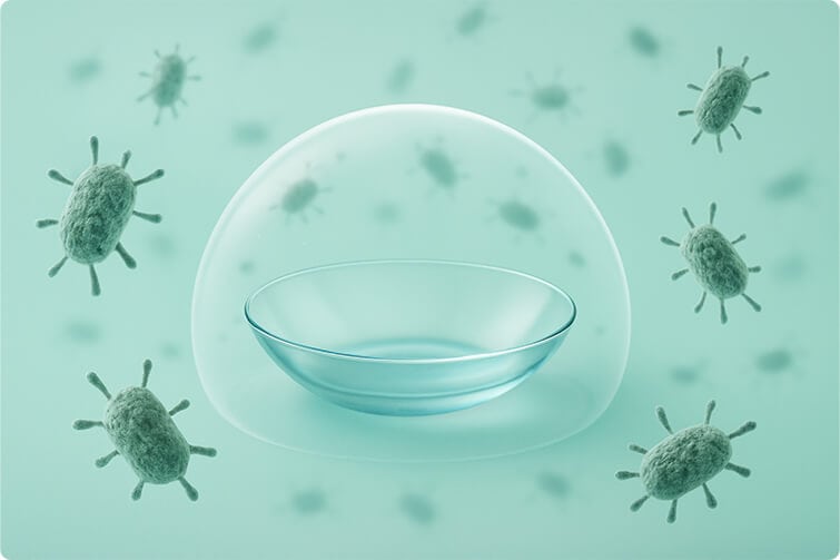 Microscopio y bacterias en estudio para visión clara y salud ocular Microscopio y bacterias en un entorno de laboratorio para análisis y visión ocular precisa Imagen de un microscopio y bacterias en un entorno científico, resaltando la importancia de la visión y salud ocular relevance.